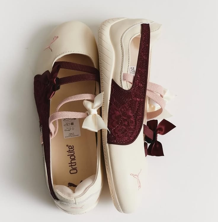 Ballet Maroon Lace Beige