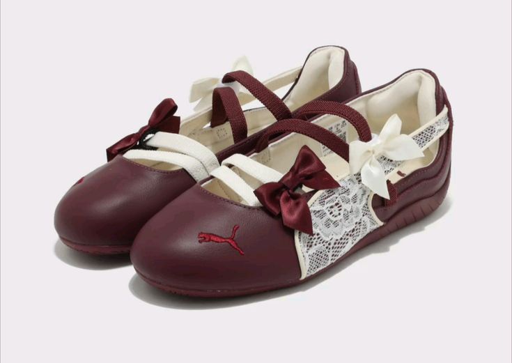 Ballet Lace Maroon