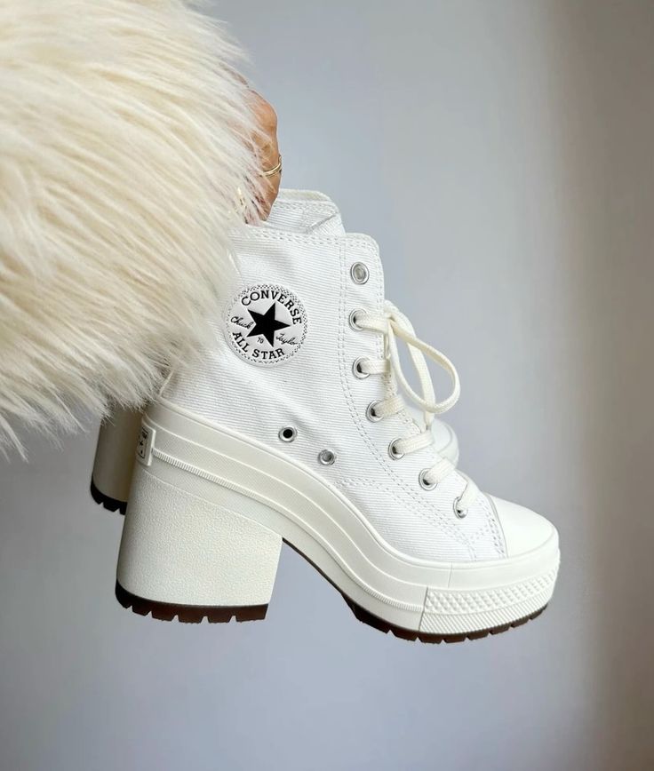 Converse Heel White