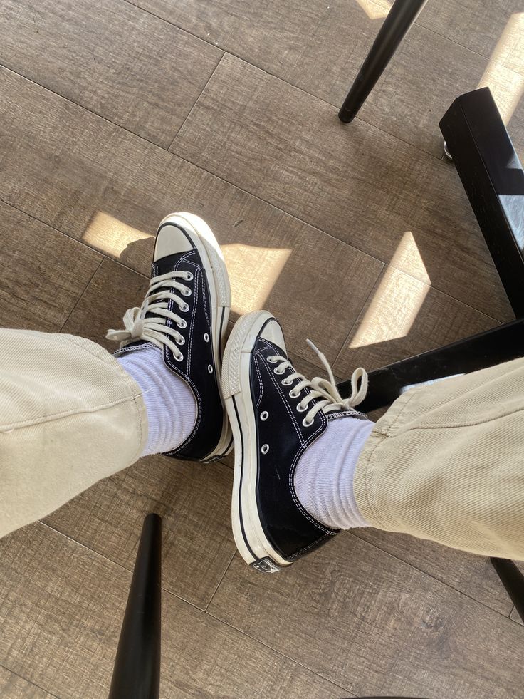 70s Chuck Low Black