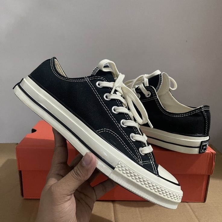 70s Chuck Low Black