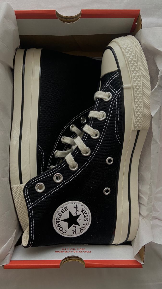 70s Chuck Taylor Hi Black