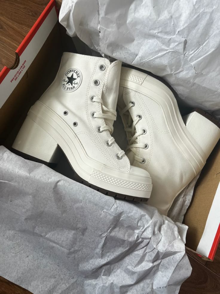 Converse Heel White