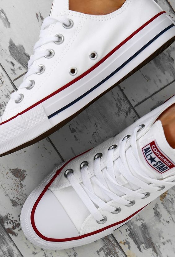All Star Low White