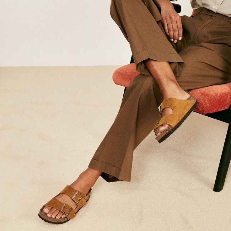 Birkenstock Dark Beige Suede
