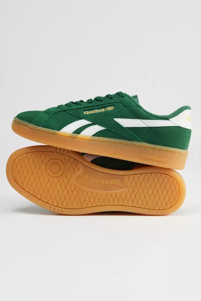Reebok Green Suede